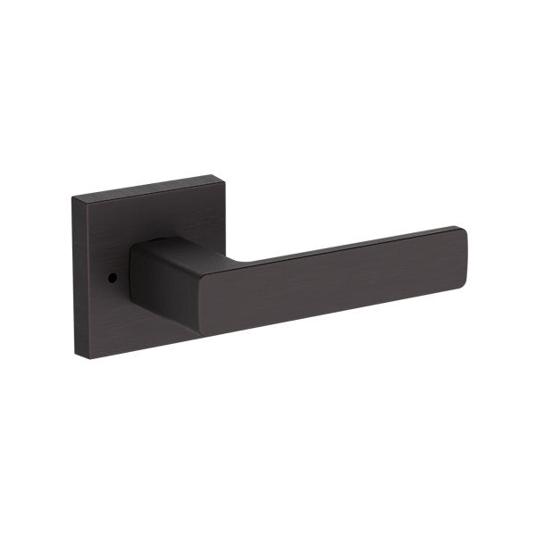 Baldwin Hardware Reserve Manija Sharpewood — Bronce veneciano — Contemporary Square — Privacidad