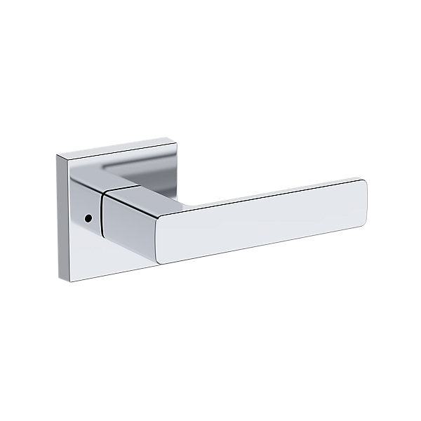 Baldwin Hardware Reserve Manija Sharpewood — Cromo pulido — Contemporary Square — Privacidad