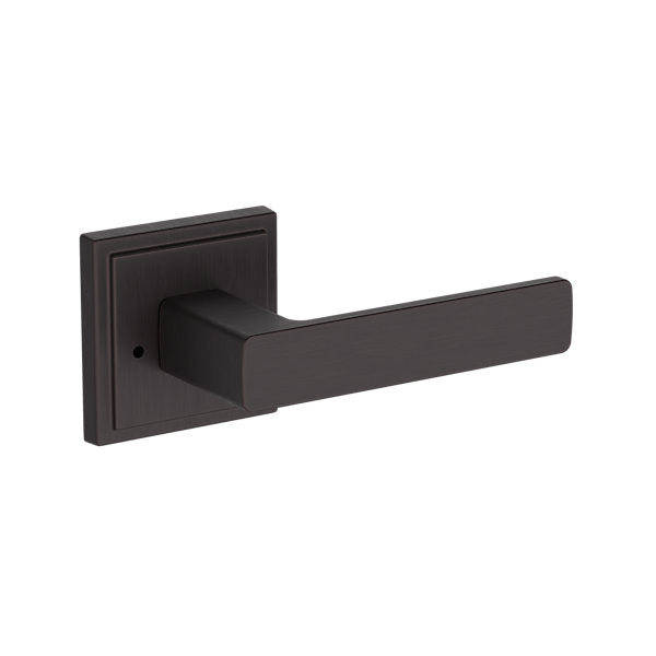Baldwin Hardware Reserve Manija Sharpewood — Bronce veneciano — Stepped Square — Privacidad