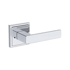 Baldwin Hardware Reserve Manija Sharpewood — Cromo pulido — Stepped Square — Privacidad