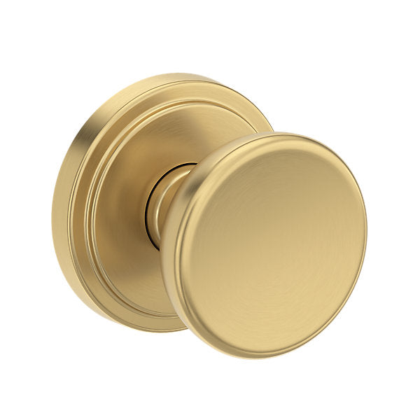 Baldwin Hardware Reserve Perilla Solvang — Latón satinado Lifetime — Stepped Round — Paso