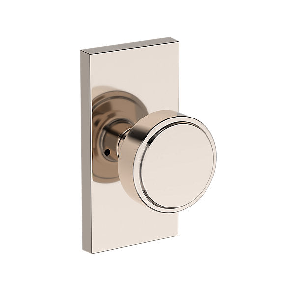 Baldwin Hardware Reserve Perilla Vashon — Níquel pulido Lifetime — Contemporary 5 — Privacidad