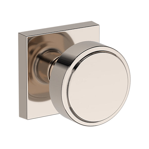 Baldwin Hardware Reserve Perilla Vashon — Níquel pulido Lifetime — Contemporary Square — Paso