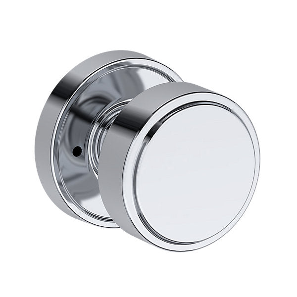 Baldwin Hardware Reserve Perilla Vashon — Cromo pulido — Recessed Round — Privacidad