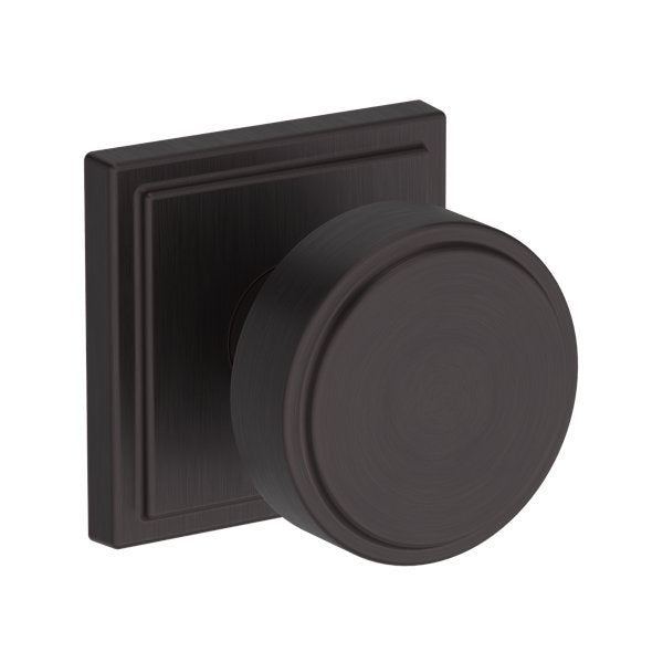 Baldwin Hardware Reserve Perilla Vashon — Bronce veneciano — Stepped Square — Paso