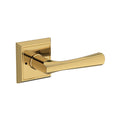 Baldwin Hardware Reserve Manija Wyndcliff — Latón pulido Lifetime (PVD) — Chamfered Square — Privacidad