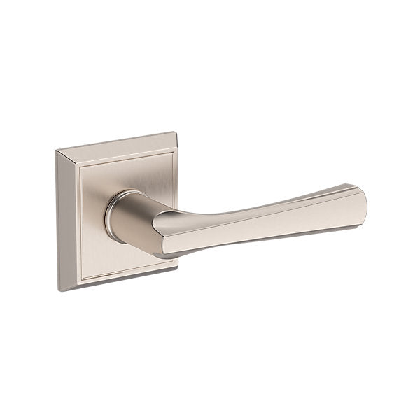 Baldwin Hardware Reserve Manija Wyndcliff — Níquel satinado — Chamfered Square — Paso