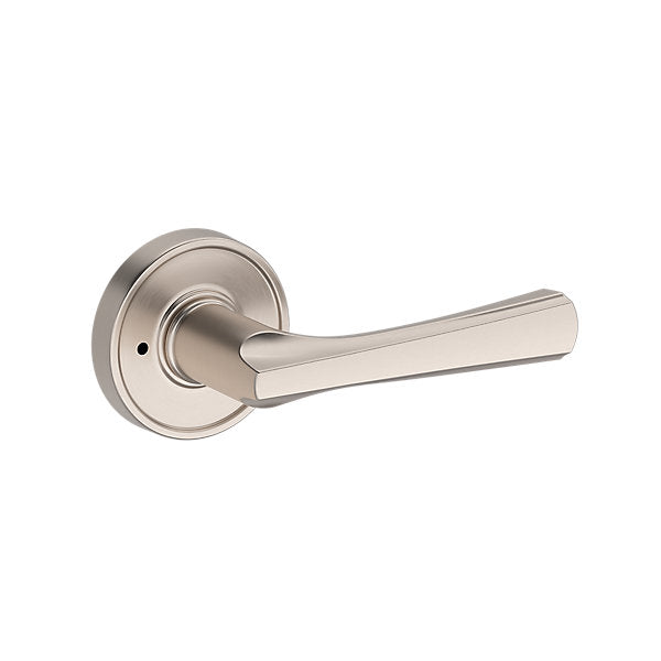 Baldwin Hardware Reserve Manija Wyndcliff — Níquel satinado — Recessed Round — Privacidad