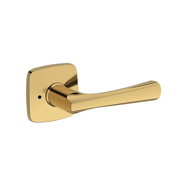 Baldwin Hardware Reserve Manija Wyndcliff — Latón pulido Lifetime (PVD) — Stepped 5 — Privacidad