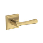 Baldwin Hardware Reserve Manija Wyndcliff — Latón satinado Lifetime — Stepped Square — Paso
