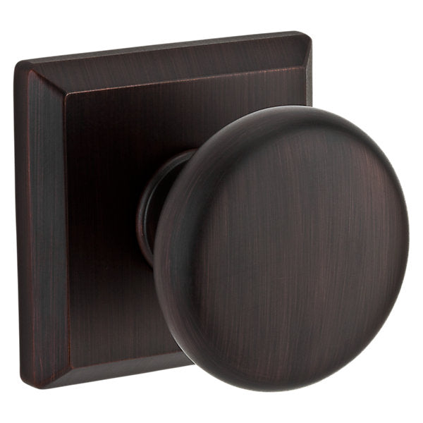 Baldwin Hardware Reserve Perilla Round — Bronce veneciano — Traditional Square — Paso