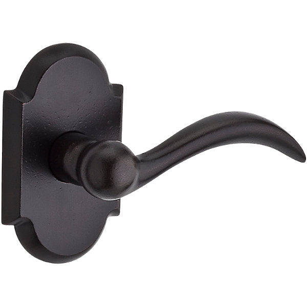 Baldwin Hardware Reserve Manija Arch — Bronce oscuro — Rustic Arch — Privacidad