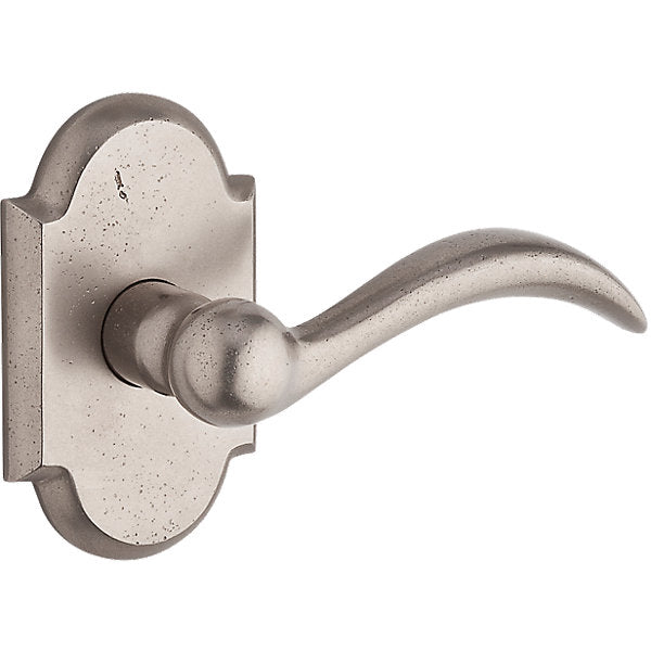 Baldwin Hardware Reserve Manija Arch — Bronce blanco — Rustic Arch — Paso