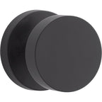 Baldwin Hardware Reserve Perilla Contemporary — Negro satinado — Contemporary Round — Paso