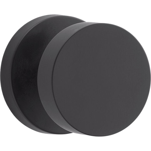 Baldwin Hardware Reserve Perilla Contemporary — Negro satinado — Contemporary Round — Paso