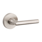 Baldwin Hardware Reserve Manija Square — Níquel satinado — Contemporary Round — Paso