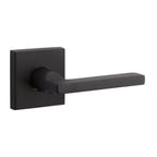 Baldwin Hardware Reserve Manija Square — Negro satinado — Contemporary Square — Paso