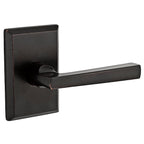 Baldwin Hardware Reserve Manija Taper — Bronce oscuro — Rustic Square — Paso