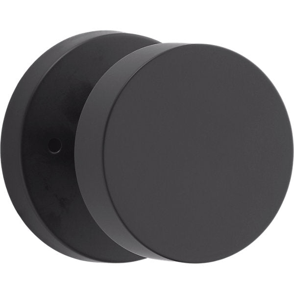 Baldwin Hardware Reserve Perilla Contemporary — Negro satinado — Contemporary Round — Privacidad