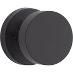 Baldwin Hardware Reserve Perilla Contemporary — Negro satinado — Contemporary Round — Privacidad