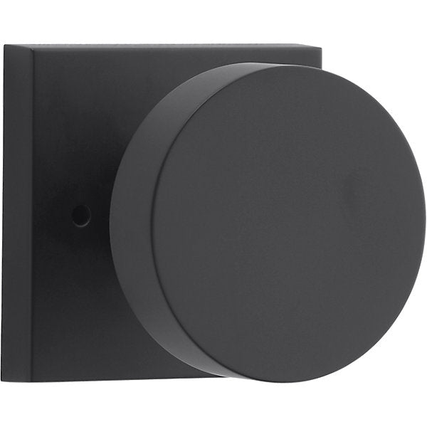 Baldwin Hardware Reserve Perilla Contemporary — Negro satinado — Contemporary Square — Privacidad