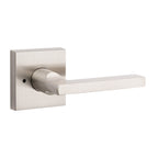 Baldwin Hardware Reserve Manija Square — Níquel satinado — Contemporary Square — Privacidad