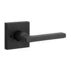 Baldwin Hardware Reserve Manija Square — Negro satinado — Contemporary Square — Privacidad