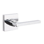 Baldwin Hardware Reserve Manija Square — Cromo pulido — Contemporary Square — Privacidad