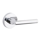 Baldwin Hardware Reserve Manija Tube — Cromo pulido — Contemporary Round — Privacidad