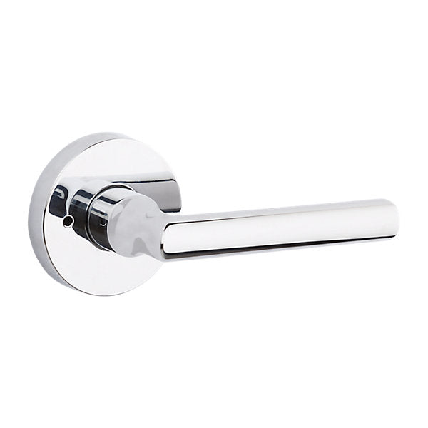 Baldwin Hardware Reserve Manija Tube — Cromo pulido — Contemporary Round — Privacidad