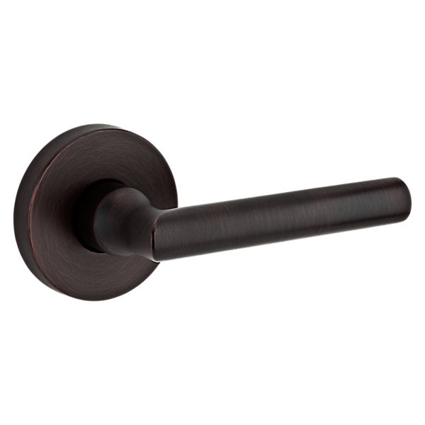 Baldwin Hardware Reserve Manija Tube — Bronce veneciano — Contemporary Round — Dummy completo