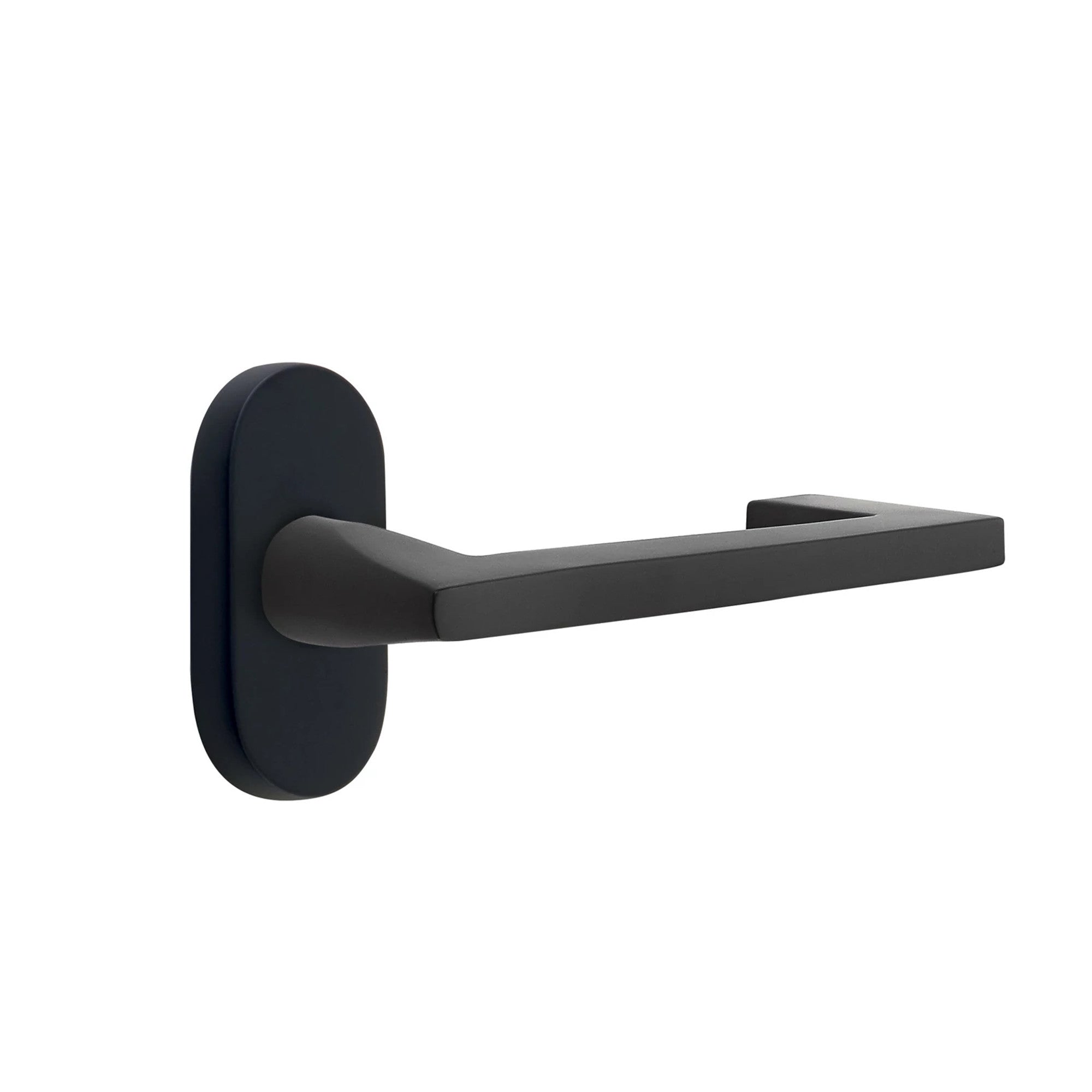 Negro Mate · 1-1/2" x3" Oval Rosette