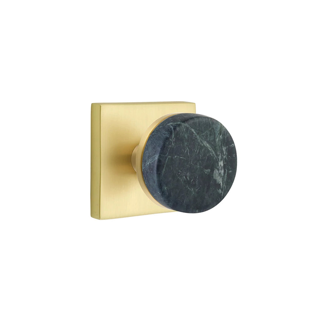 Latón Satinado · Square Rosette