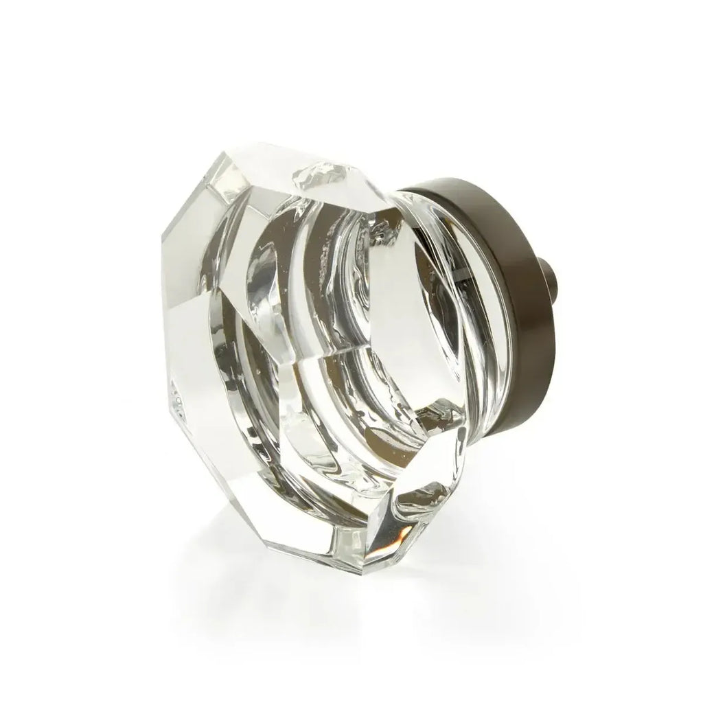 Schaub Perilla City Lights Dome Faceted de Vidrio — Bronce Aceitado