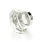 Schaub Perilla City Lights Dome Faceted de Vidrio — Cromo Pulido