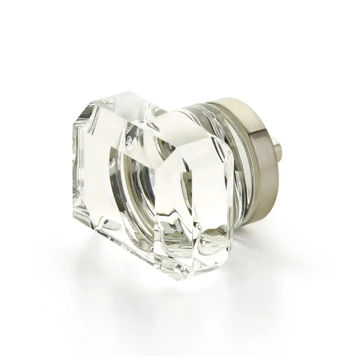 Schaub Perilla City Lights Rectangular de Vidrio — Níquel Satinado
