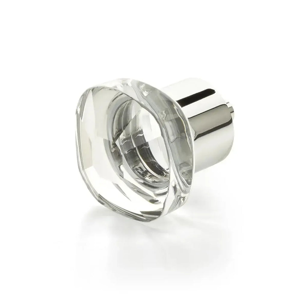 Schaub Perilla City Lights Soft Cuadrada de Vidrio — Cromo Pulido