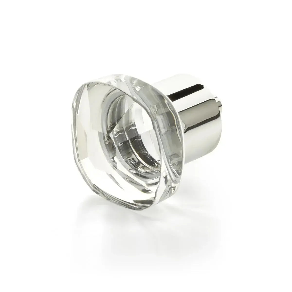 Schaub Perilla City Lights Soft Cuadrada de Vidrio — Cromo Pulido