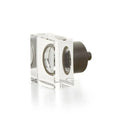 Schaub Perilla City Lights Cuadrada de Vidrio — Bronce Aceitado