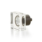 Schaub Perilla City Lights Cuadrada de Vidrio — Bronce Aceitado