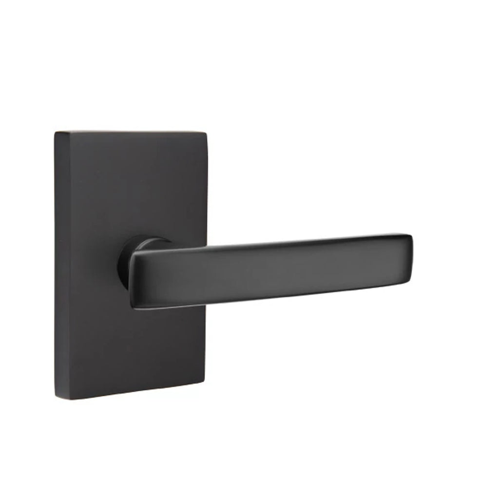 Negro Mate · Modern Rectangular Rosette