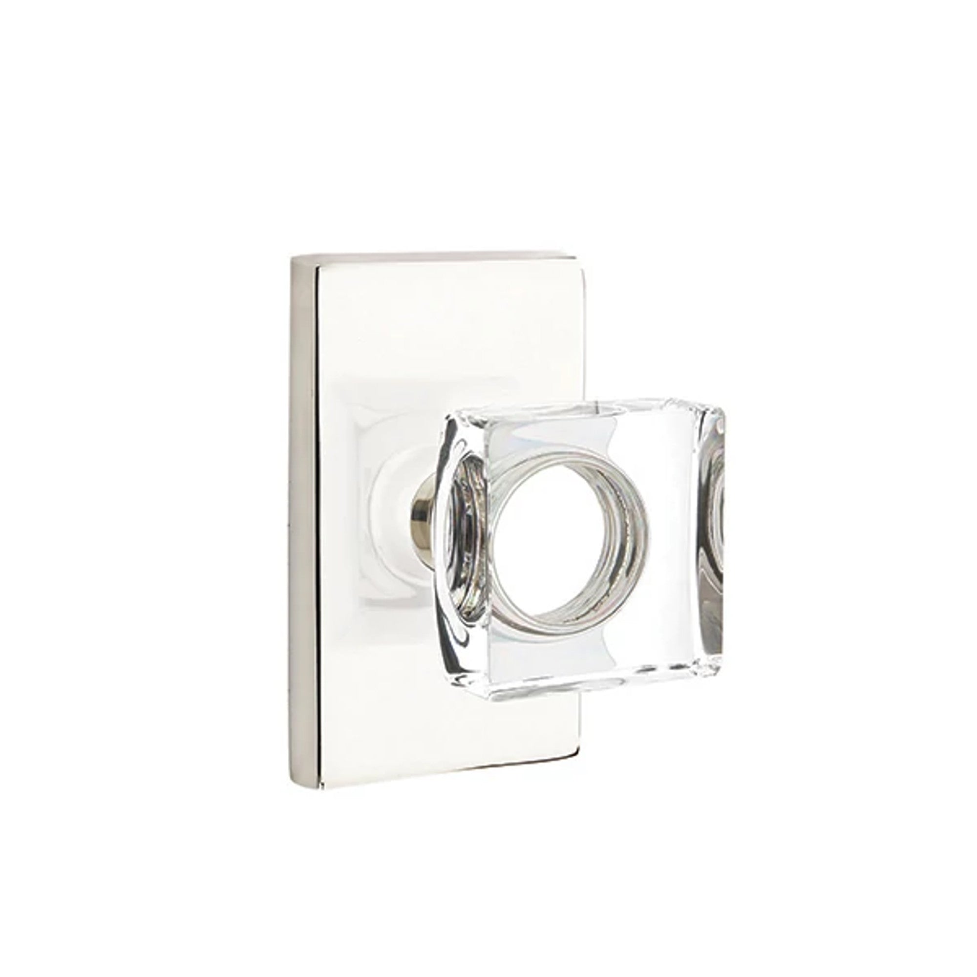 Níquel Pulido · Modern Rectangular Rosette