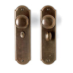 Interior Mortise Lock Privacy Door Set — Shown in S2 Finish