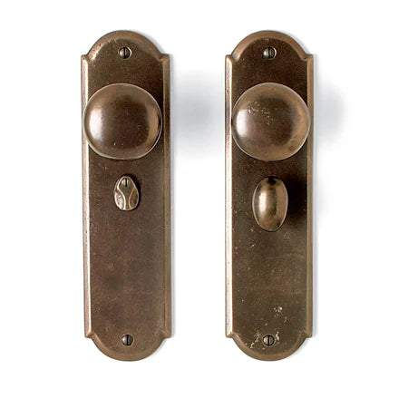 Interior Mortise Lock Privacy Door Set — Shown in S2 Finish
