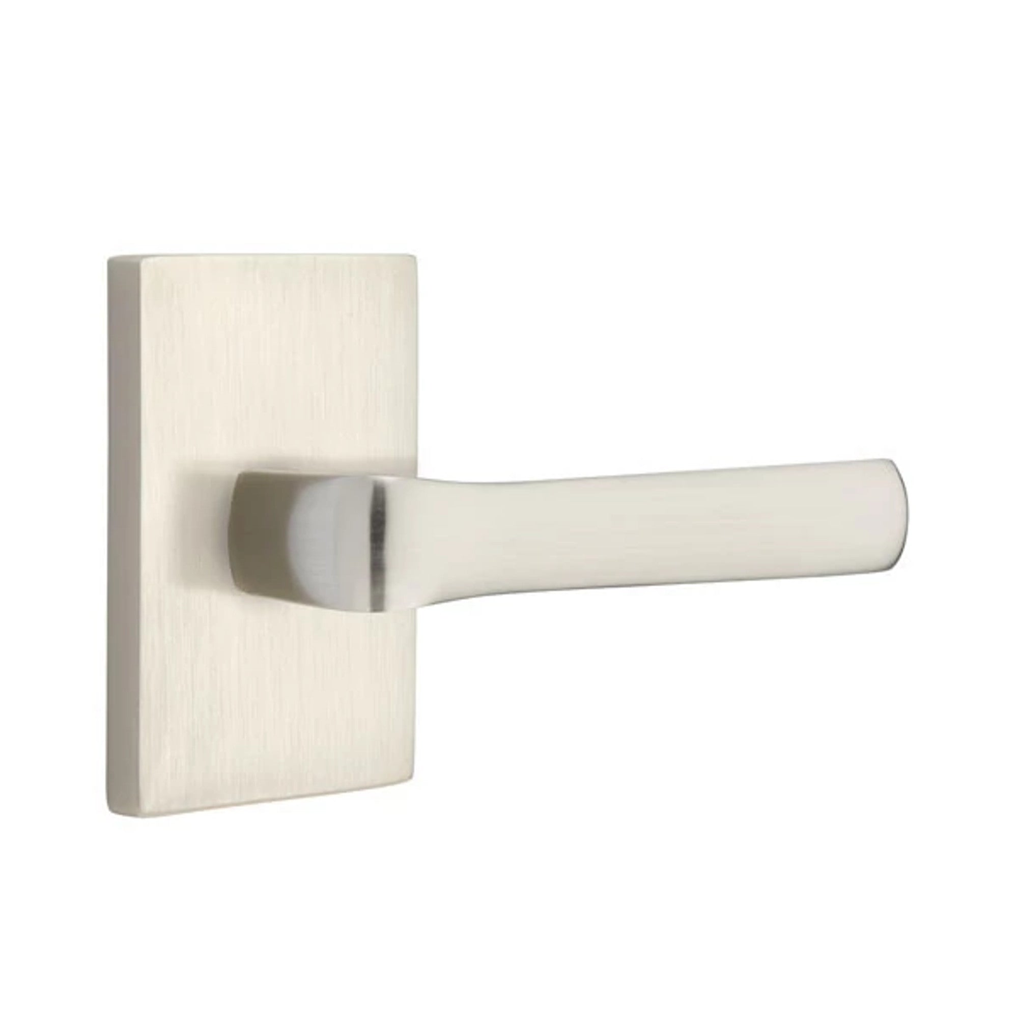 Níquel Satinado · Modern Rectangular Rosette