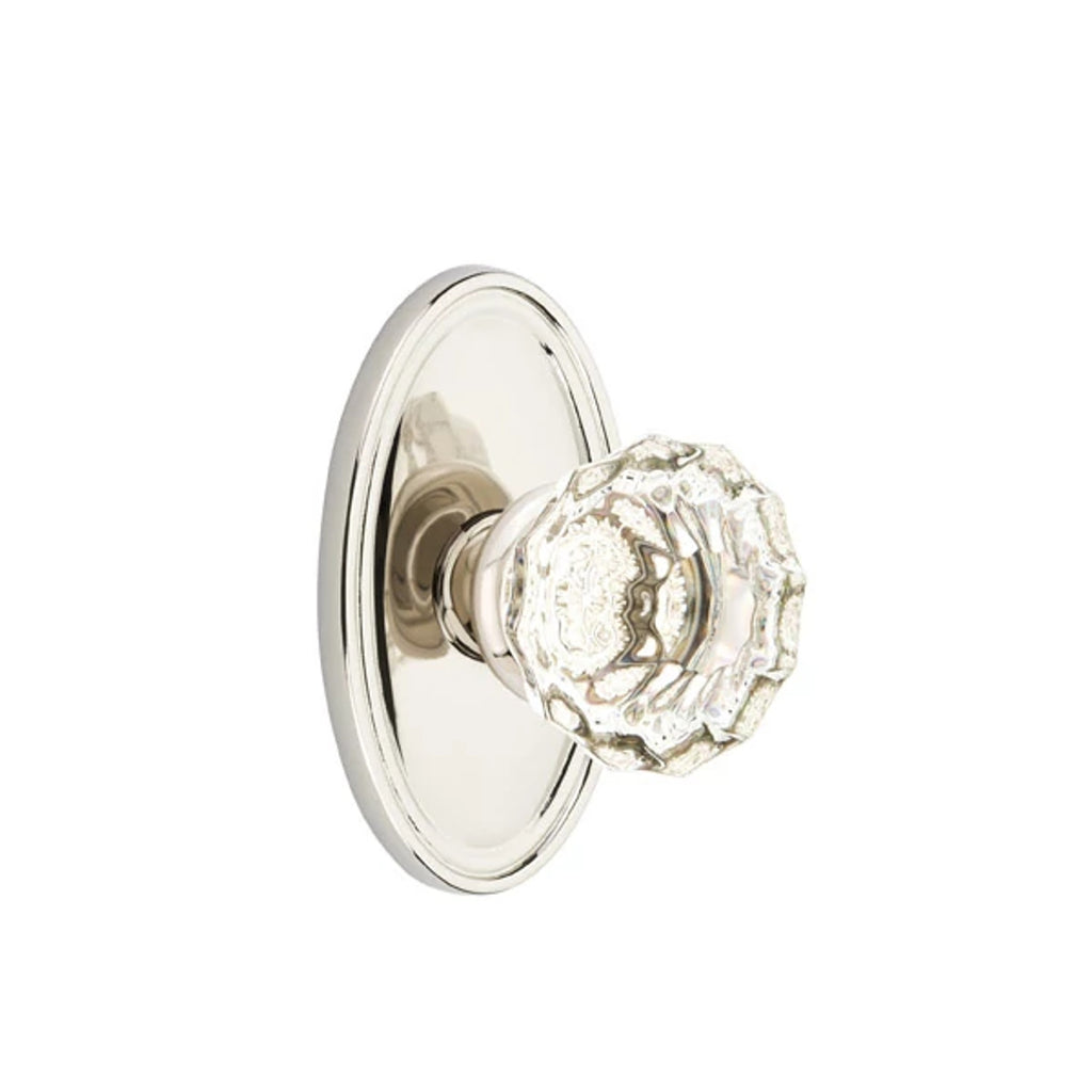 Níquel Pulido · Oval Rosette
