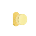 Latón sin Laca · 1-1/2" x3" Oval Rosette