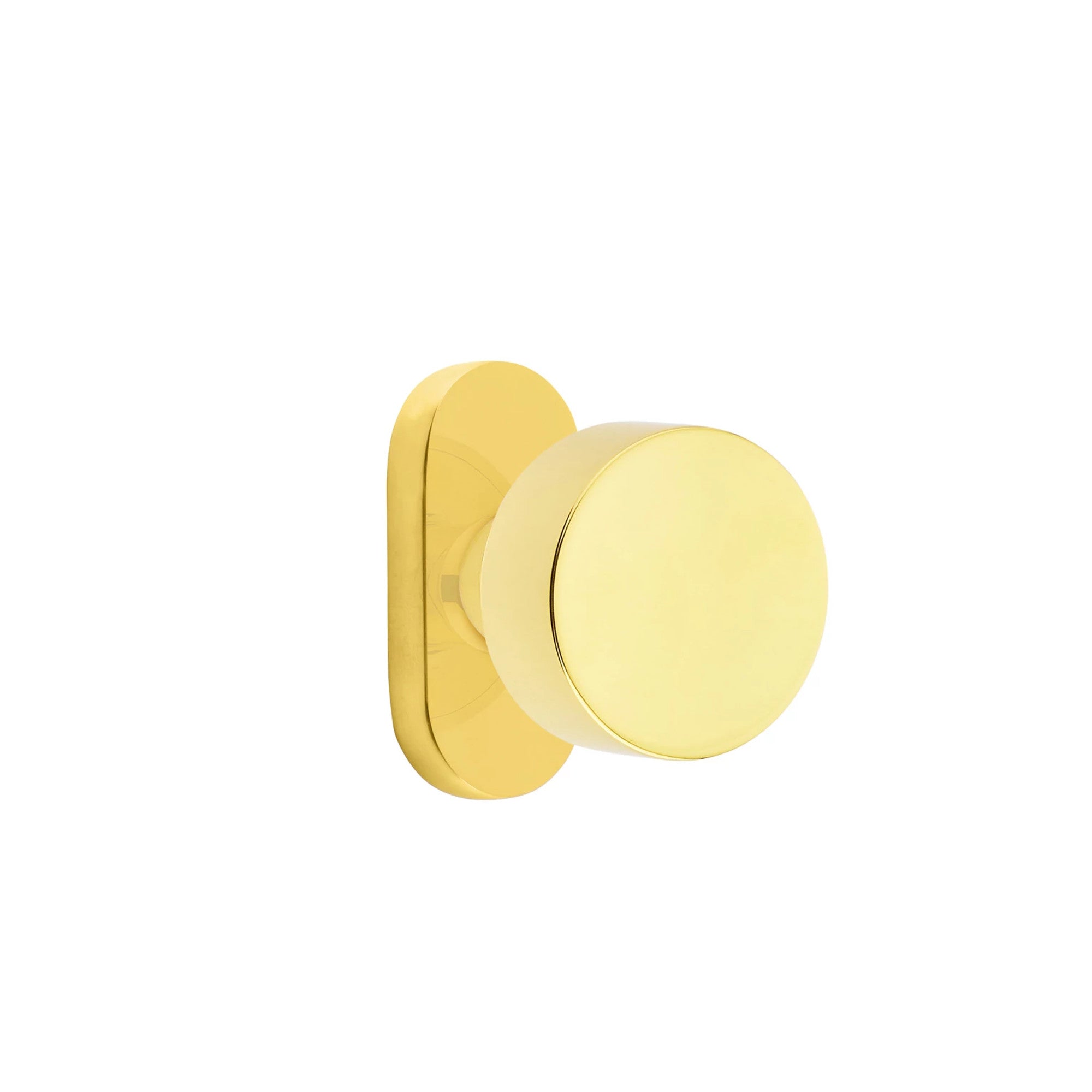 Latón sin Laca · 1-1/2" x3" Oval Rosette
