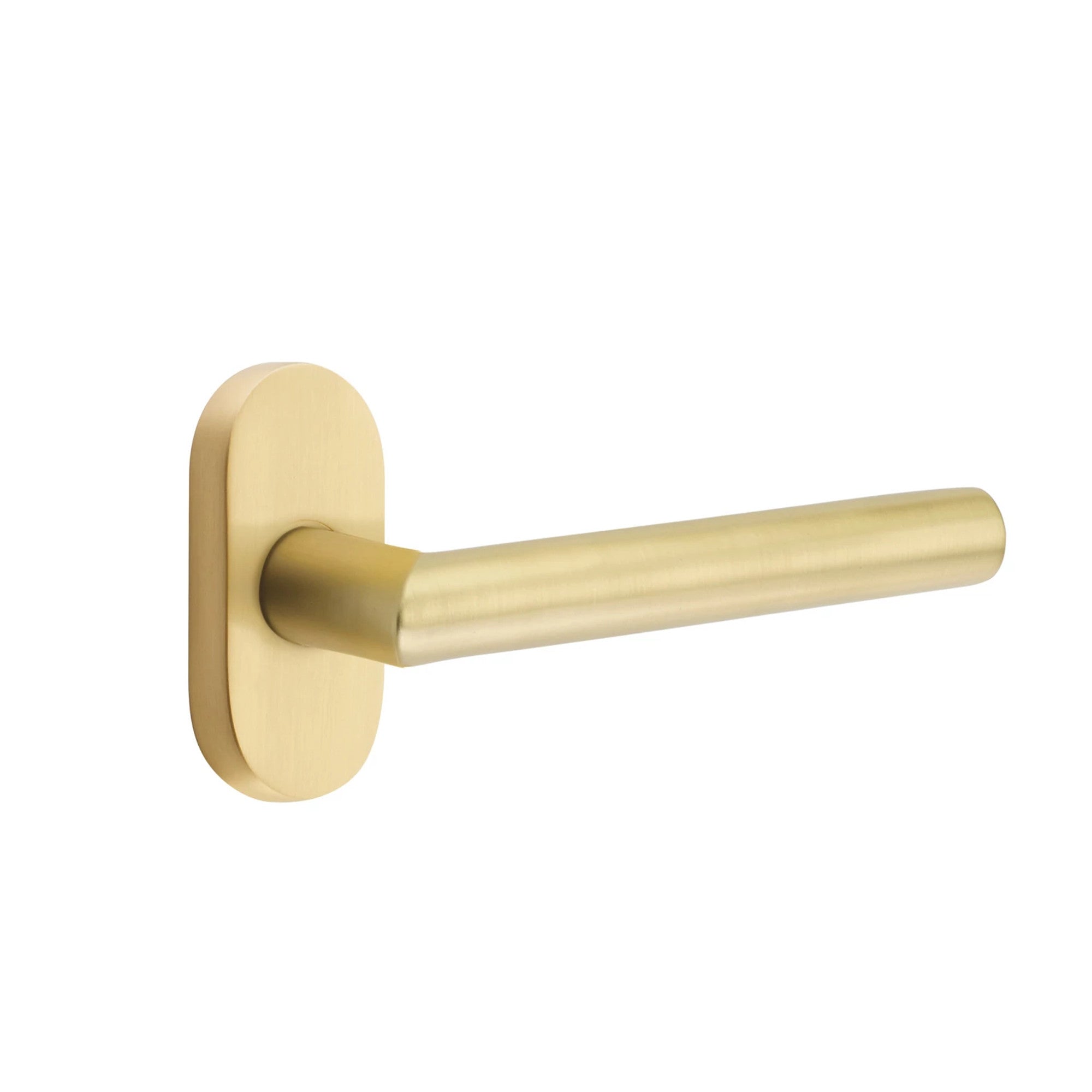 Latón Satinado · 1-1/2" x3" Oval Rosette