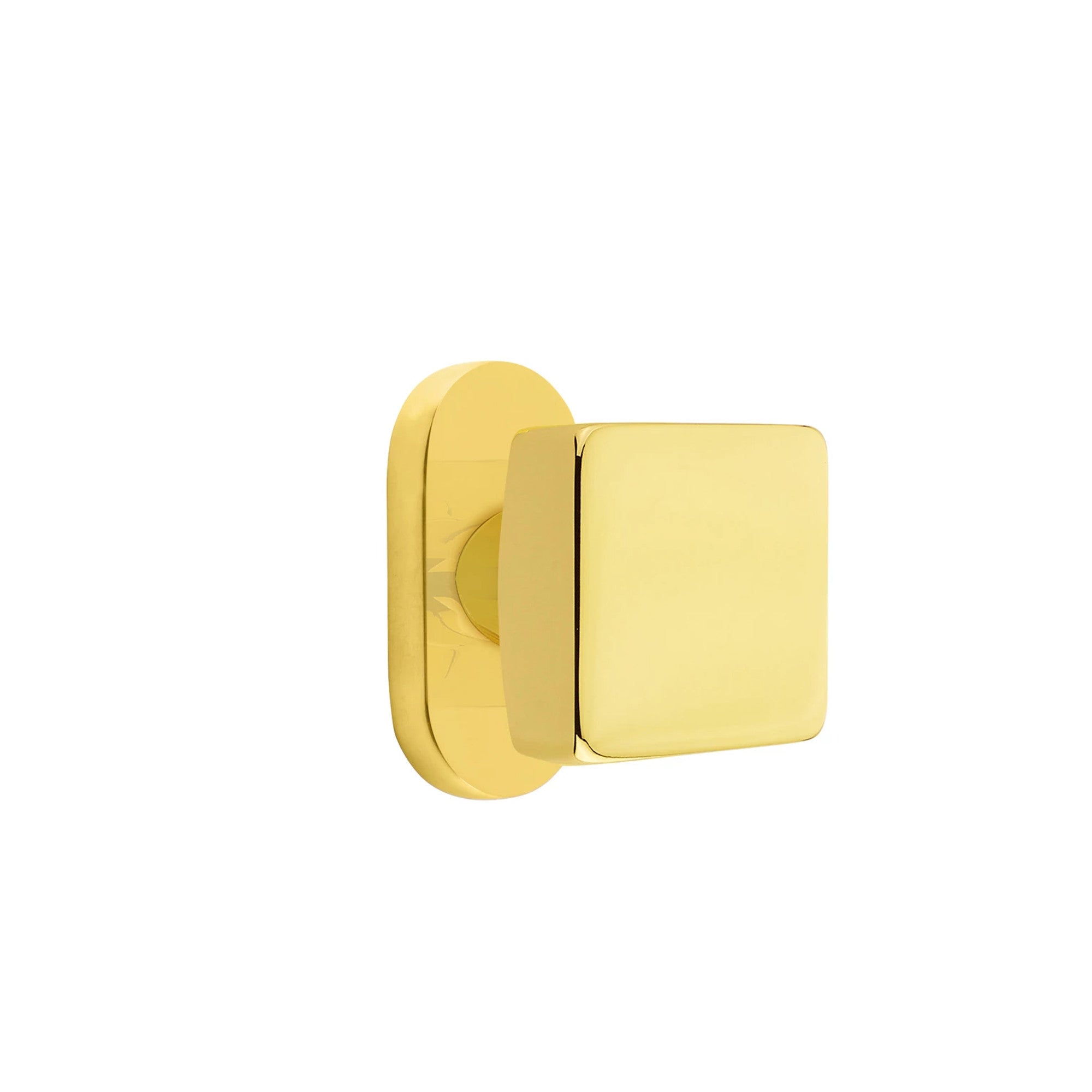 Latón sin Laca · 1-1/2" x3" Oval Rosette